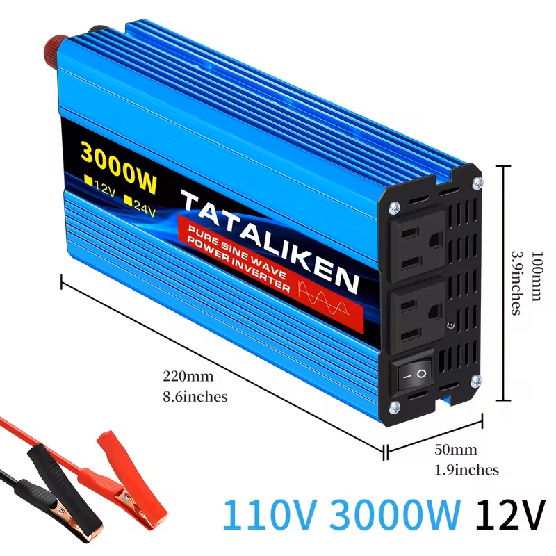 Imagen 1 de Inversor de Corriente 3000W Onda Senoidal Pura 12V a 110V