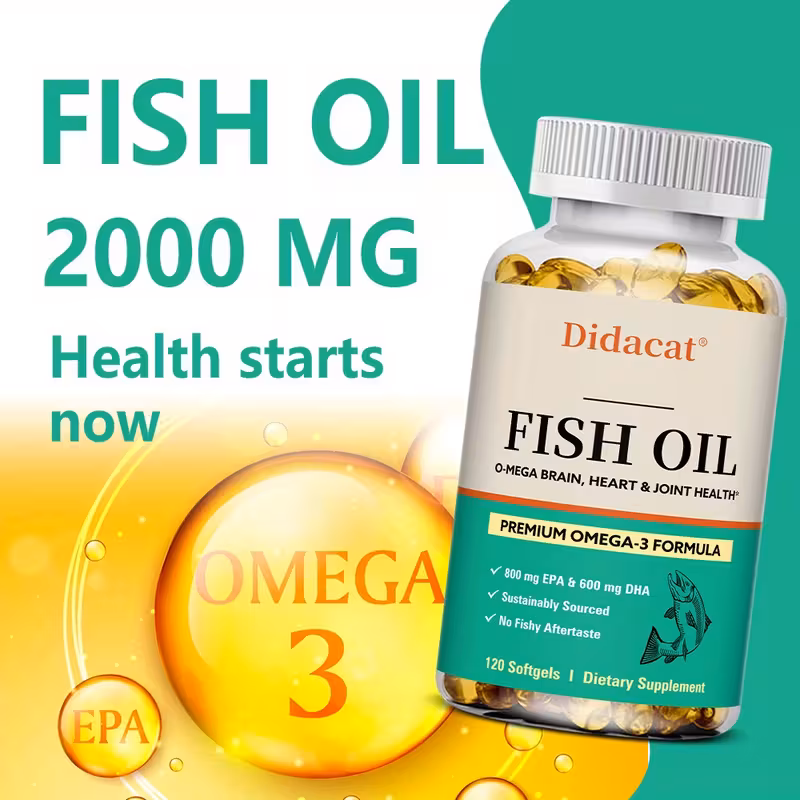 Imagen 3 de Fish Oil Softgels – Aceite de Pescado con EPA y DHA (120 cápsulas)