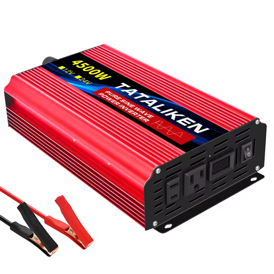 Imagen 1 de Inversor de Corriente 4500W Onda Senoidal Pura 12V a 110V - 4500