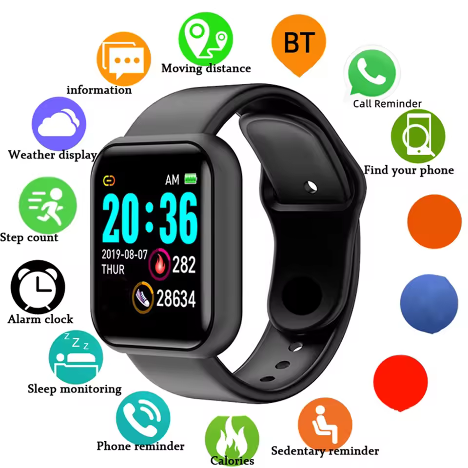 Imagen 3 de Smartwatch Unisex para Android y iOS – Monitor de Actividad, Pulsera Deportiva con Múltiples Modos